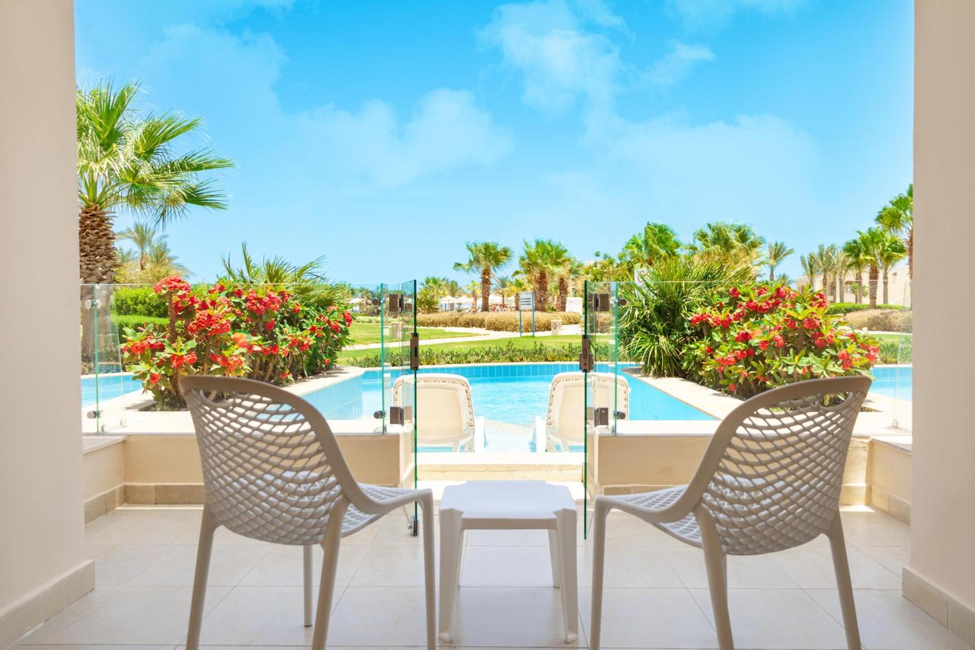 Sataya Resort Marsa Alam Exterior foto View from a room at the resort