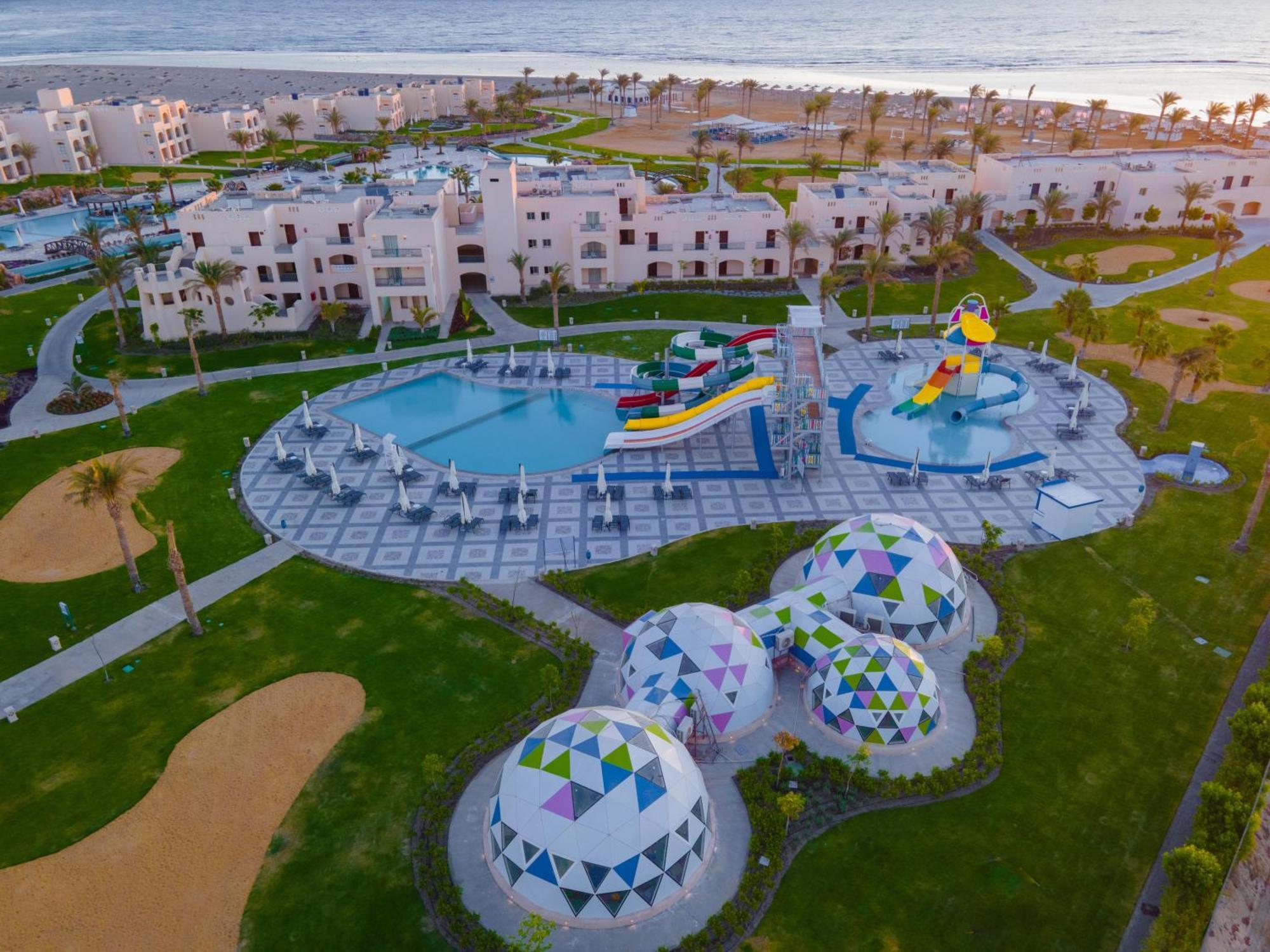 Sataya Resort Marsa Alam Exterior foto Aerial view of El Alamein